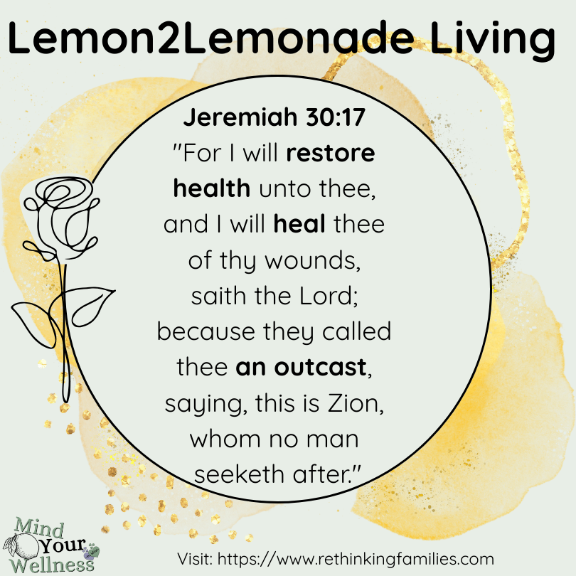 Jeremiah 30:17 for Wonderfully Wired & Well © copyright