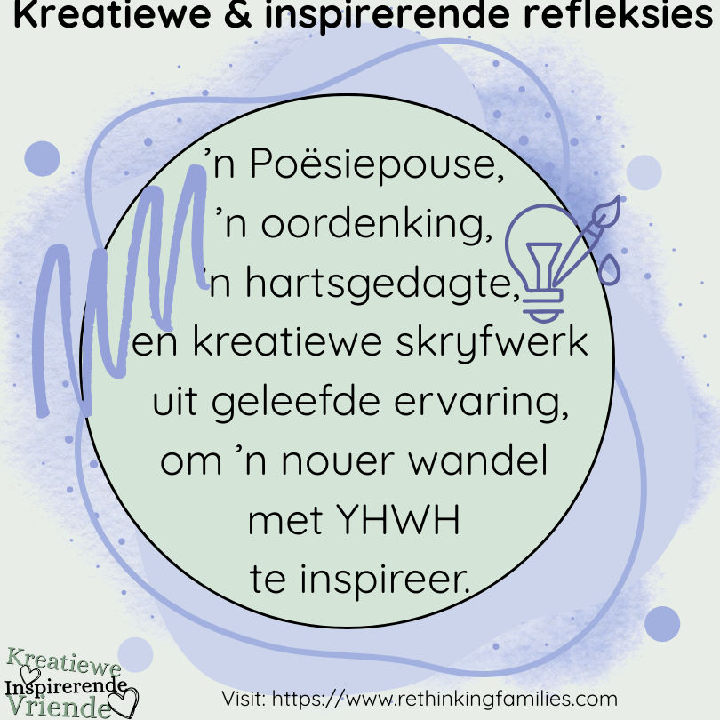 Kreatiewe & inspirerende refleksies 1 for Wonderfully Wired & Well © copyright
