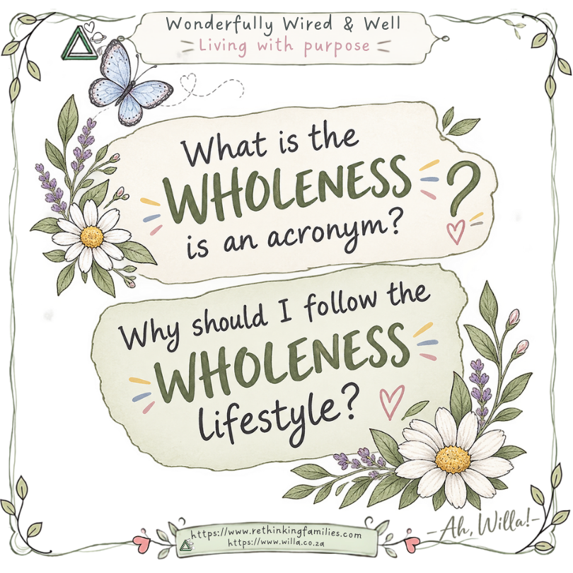 WHOLENESS 2 for Wonderfully Wired & Well © copyright