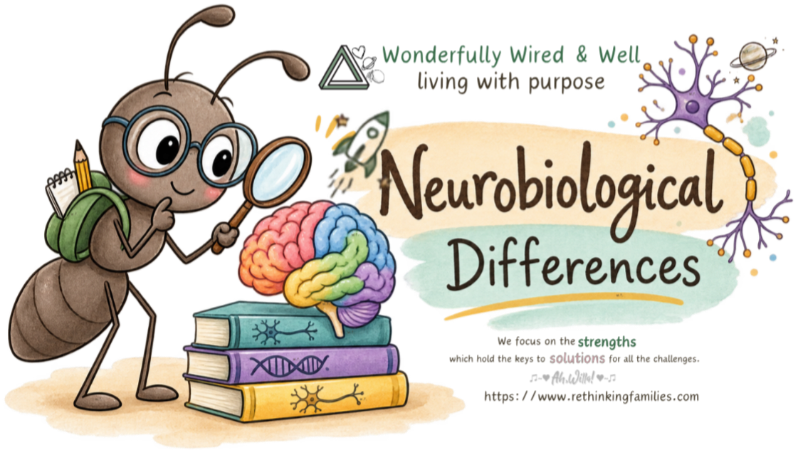 Neurodiversity vs neurobiological differences for Wired & Well © copyright
