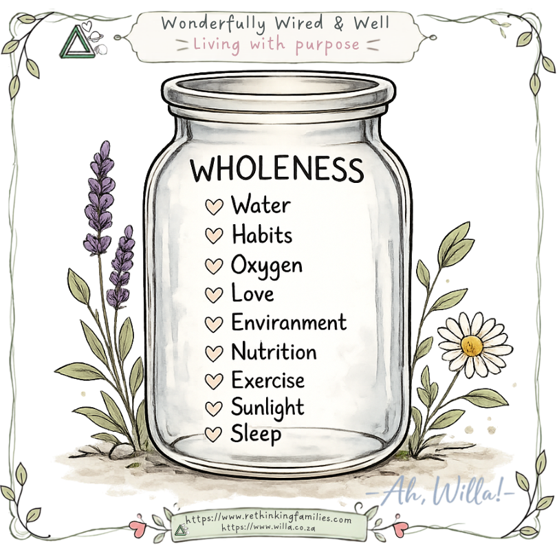 WHOLENESS transparent for Wonderfully Wired & Well © copyright